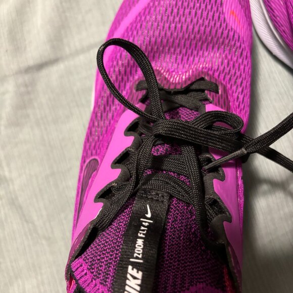 NIKE Zoom Fly 4 Hyper Violet Running Shoes - Women's Size 7 - LIKE NEW w/o Box! - Picture 11 of 13